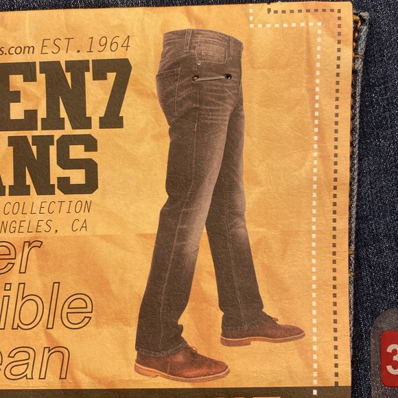 Seven7 Men’s Slim Straight Power Stretch super flexible Jeans NWT - Picture 3 of 4